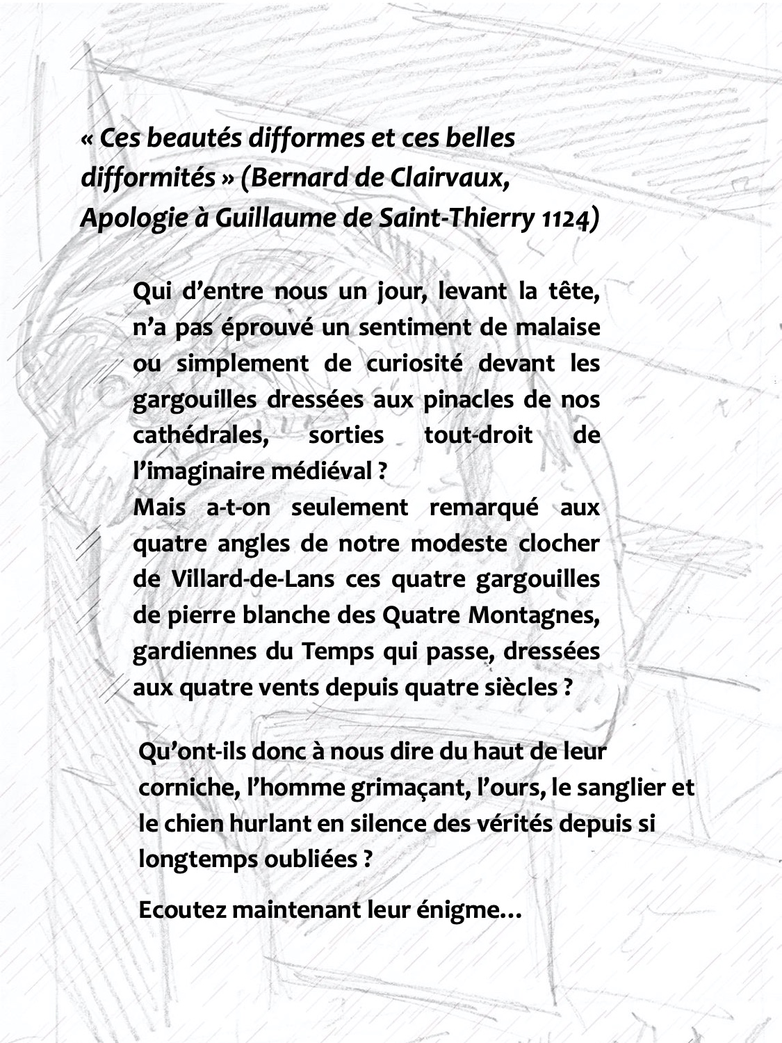 Conférence Gargouilles de Villard de Lans